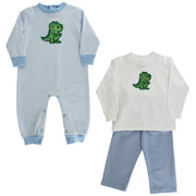 Darling Dino - Boys Knit Romper