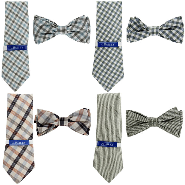 Bailey Long Tie - Pigeon