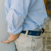 Roscoe Button Down - Light Blue Check