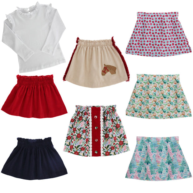 Navy Cord - Skirt
