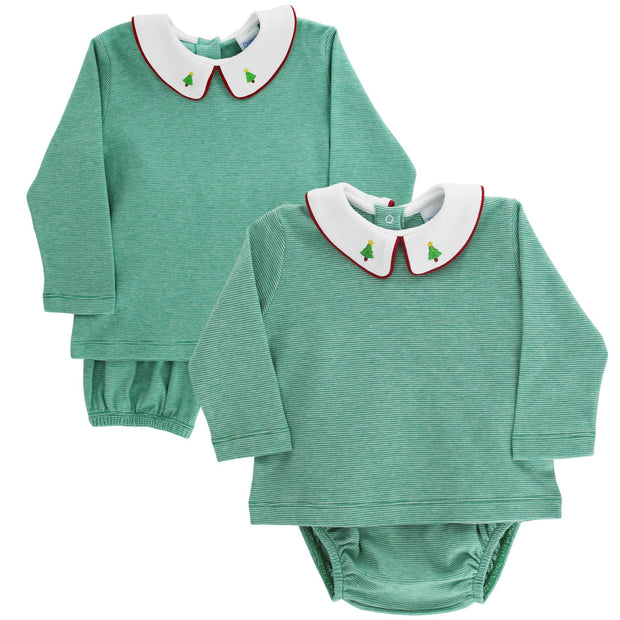 Christmas Trees - Boys Diaper Cover Set