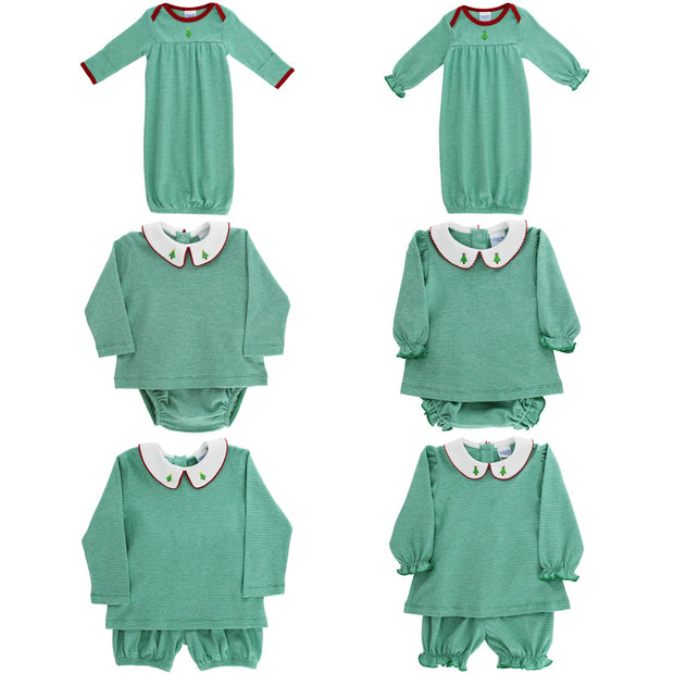Christmas Trees - Boys Bloomer Set