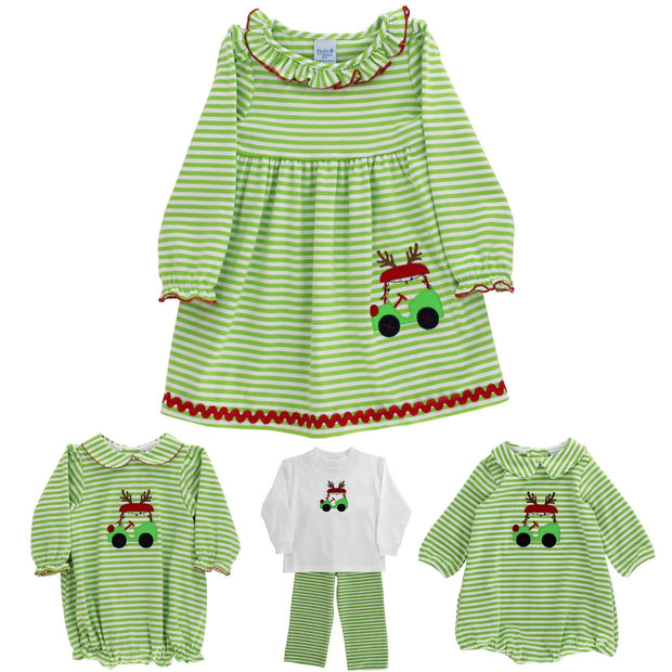 Christmas Cart - Knit Empire Dress