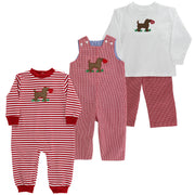 Puppy Love - Boys Knit Romper