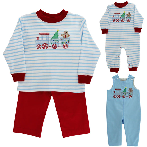Gingerbread Express - Boys Pant Set