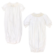 Ivory Christening - Girls Long Sleeve Sac
