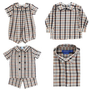 Charleston Plaid - Dressy Bubble Short