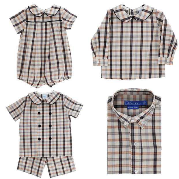 Charleston Plaid - Dressy Bubble Short