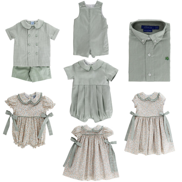 Celery Check - Dressy Bubble Short