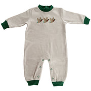 Duck Trio - Boys Knit Romper