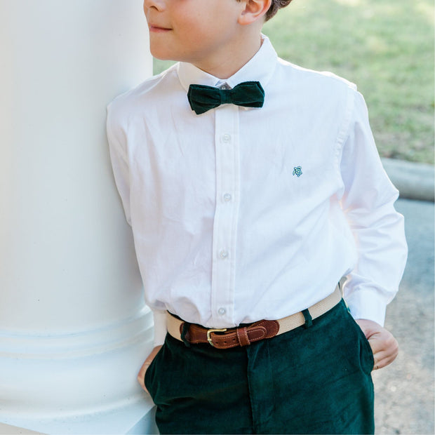 Johnny Bow Tie - Forest Corduroy