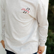 Long Sleeve Logo Tee - Dawg on Oatmeal