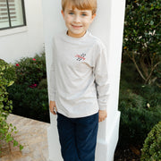 Long Sleeve Logo Tee - Dawg on Oatmeal