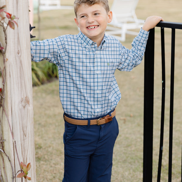 Performance Button Down - Stone