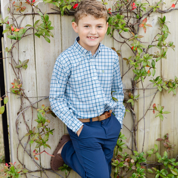 Performance Button Down - Stone