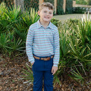 Performance Harry Long Sleeve Polo - Hazel