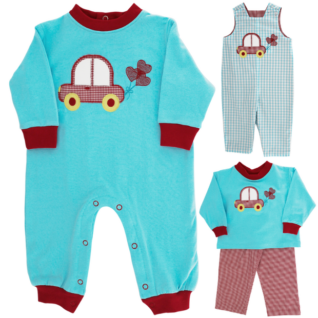 Love Bug - Boys Knit Romper