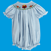 Smocked Turkey- Bishop Romper