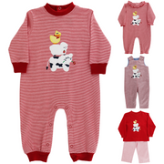 Barnyard Buddies - Boys Knit Romper