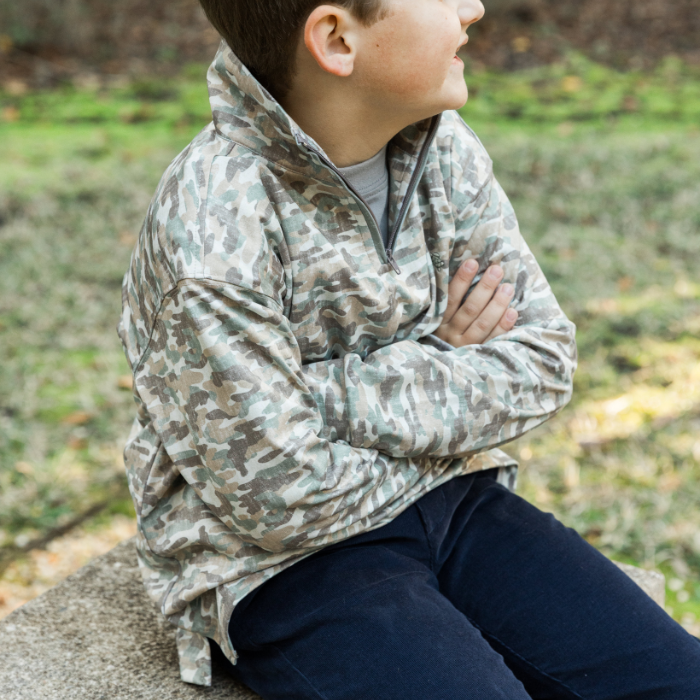 Performance Half Zip - Camo – Bailey Boys