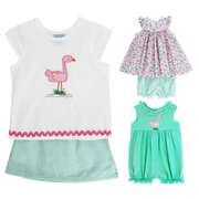 Fancy Flamingo - Girls Skort Set