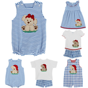 Puppy - Girls Knit Infant Bubble