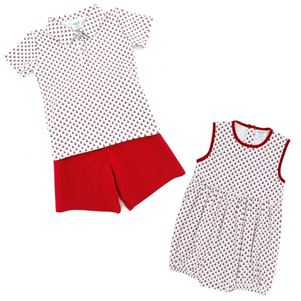 Sailboats - Girls Infant Bubble