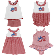 Flag - Girls Knit Short Set