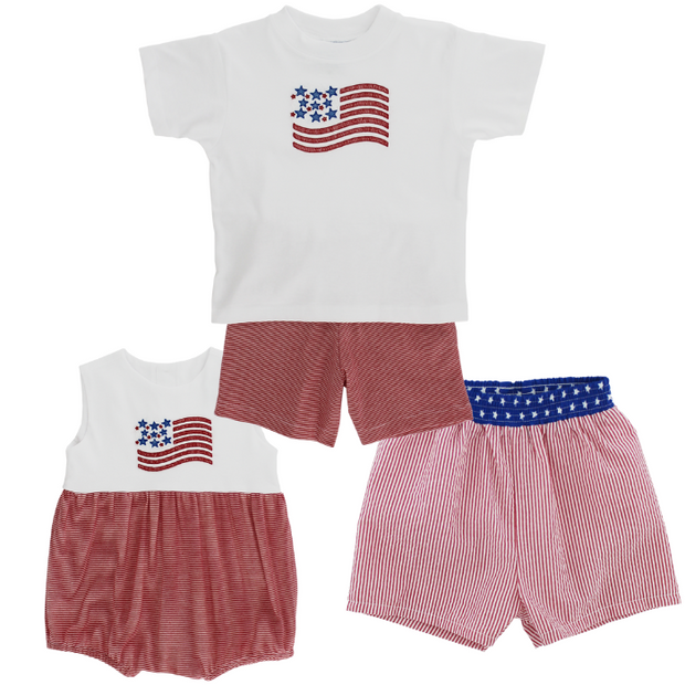 Flag - Boys Knit Short Set