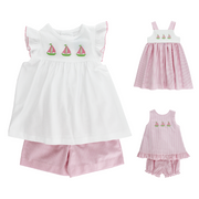 Sailboat Trio - Girls Short Set