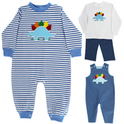 Dino Dave - Boys Knit Romper