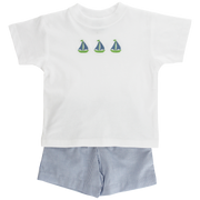 Sailboat Trio - Boys Short Set