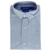 Roscoe Button Down Shirt- Blue Oxford