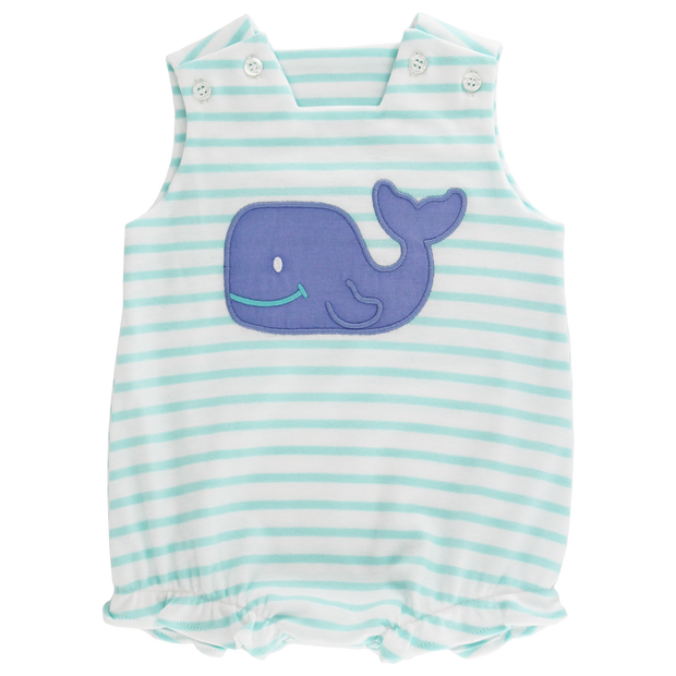 Wally Whale - Girls Knit Infant Bubble