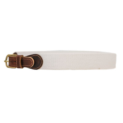 Buddy Belt-Canvas in White