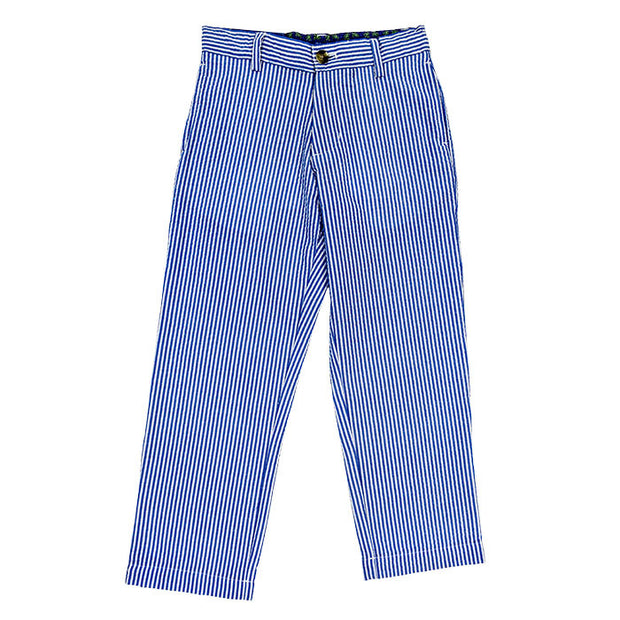 Champ Pant- Sailor Blue Stripe Seersucker