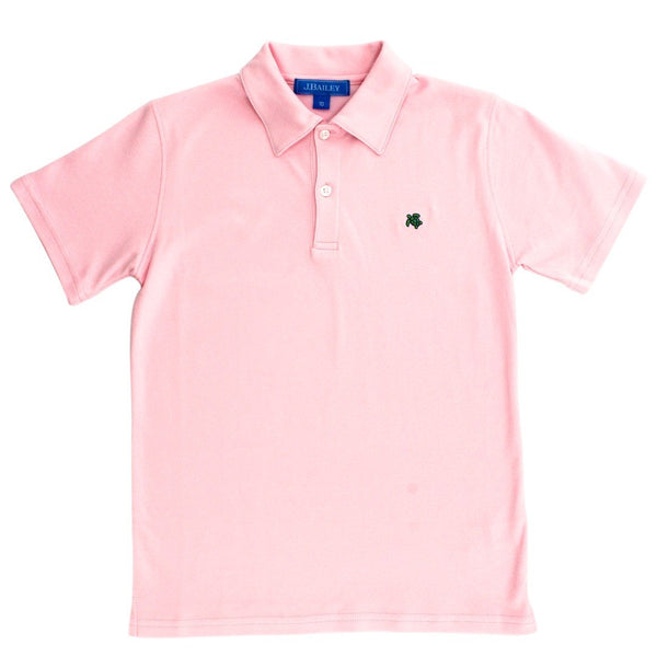 Kids pink 2024 polo shirt