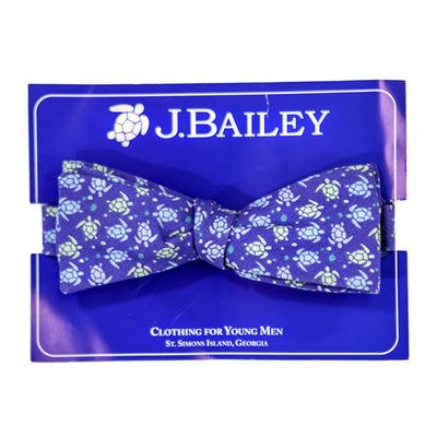 Johnny Bow Tie-Turtle Print
