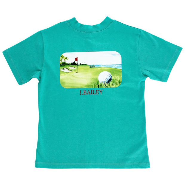 J. Bailey Short Sleeve Logo Tee- Golf on Jewel