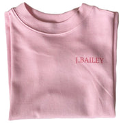 J. Bailey Girls Short Sleeve Logo Tee- Hobie Cat on Pink