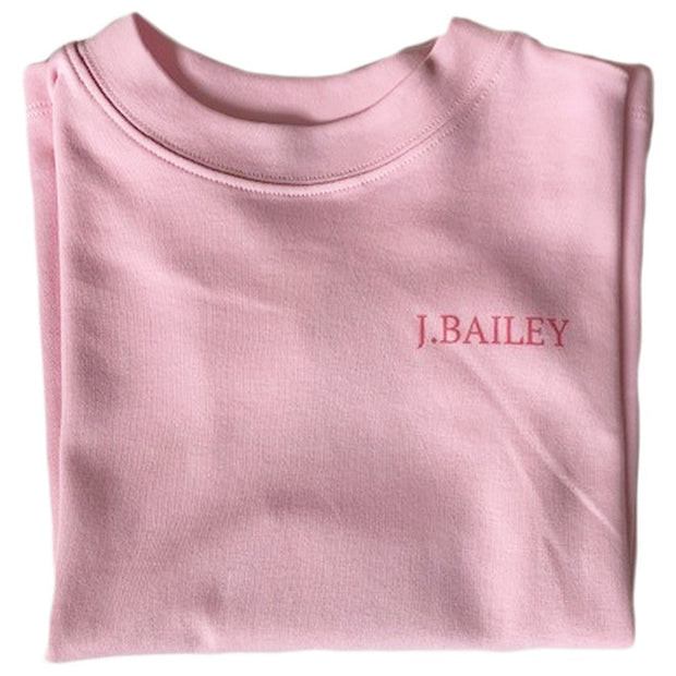 J. Bailey Girls Short Sleeve Logo Tee- Hobie Cat on Pink