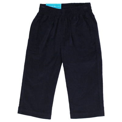 Charlie Pull On Pant- Navy Corduroy