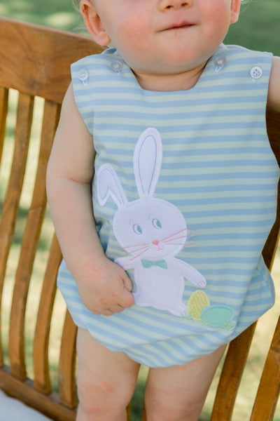 Bowtie Bunny- Knit Infant Bubble
