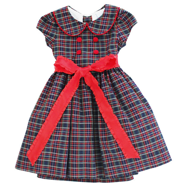 Blue Spruce/Red Cord- Dress