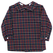Blue Spruce- Boys Piped Shirt
