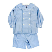 Light Blue Corduroy - Dressy Short Set