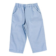 Light Blue Corduroy - Elastic Pants