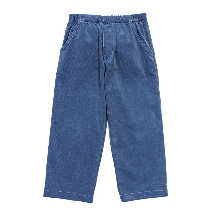 Steel Blue Corduroy - Elastic Waist Pants – Bailey Boys Steel Blue Corduroy - Elastic Waist Pants – Bailey Boys