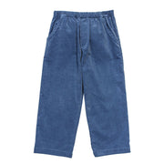 Steel Blue Corduroy - Elastic Waist Pants