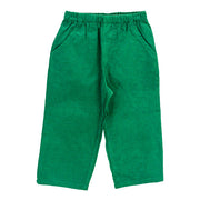 Kelly Green Corduroy - Elastic Waist Pants